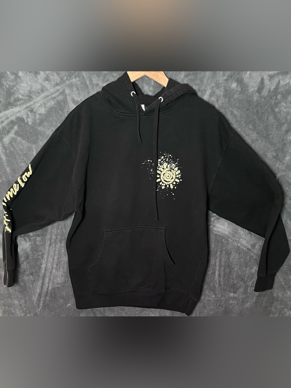 All Time Low Y2K Blk Hoodie Emo Sz L Unisex